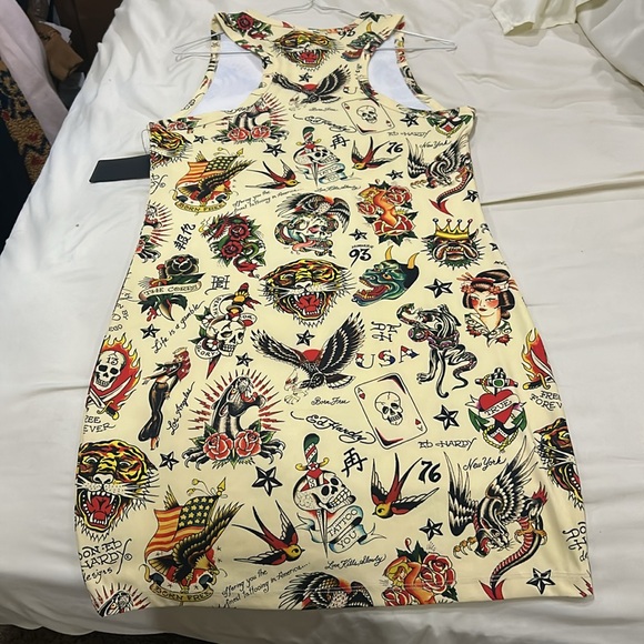 NWT Ed Hardy Dress Size Medium. - Picture 7 of 10